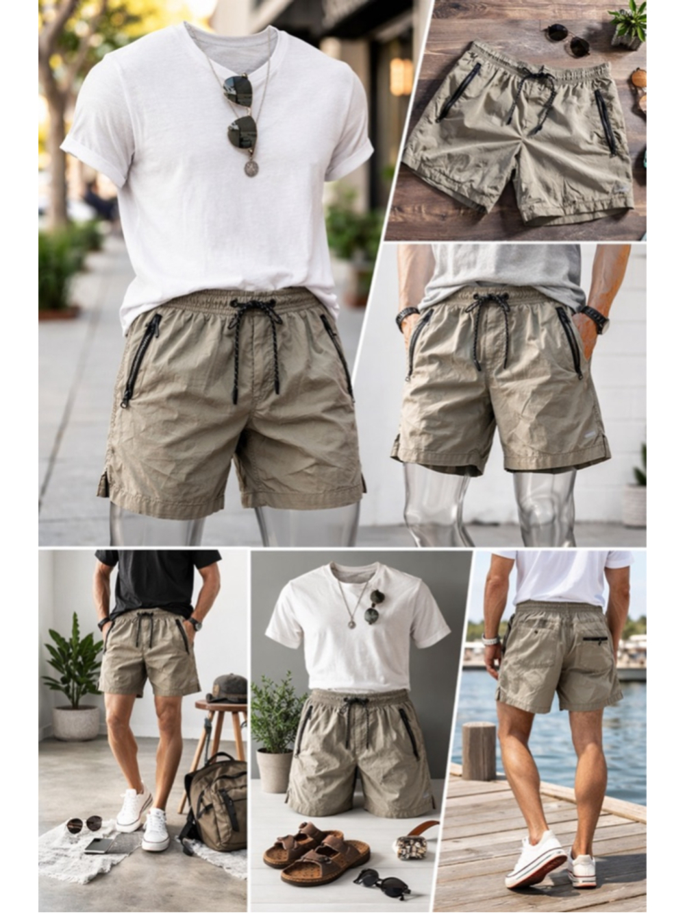 Men's American Eagle Khaki Shorts Size M Fall